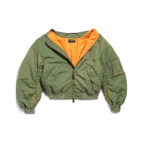 Balenciaga Куртки и Пальто Унисекс Темно-зеленый