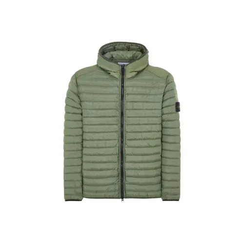 STONE ISLAND FW22 Пуховик Мужской Оливково-зеленый