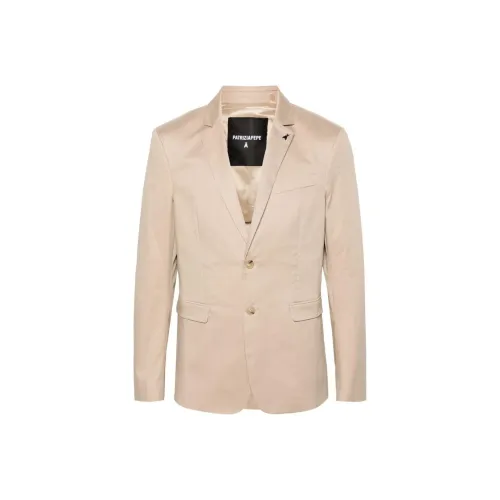 Patrizia Pepe Бизнес-костюм Пальто Мужской Бежевый