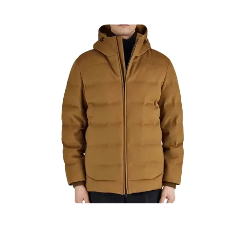 Loro Piana Пуховик Мужской Коричневый