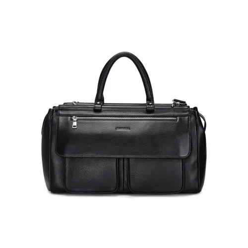 CROSSGEAR Коровья кожа Сумка Стандартная Мужская Черная