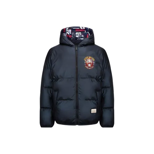 EVISU Черный Мужской Пуховик