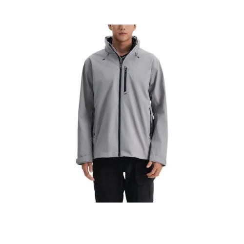 DECATHLON Куртки и Пальто Мужской Серебристо-Серый