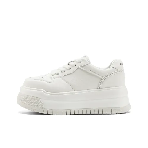 FIVE PLUS Slip-resistant Abrasion-resistant Low-top Скейтборд Кроссовки Женские Белые