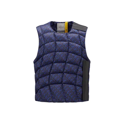 MONCLER GENIUS Черный Синий Мужской Жилеты