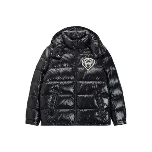 Ed Hardy Черный Мужской Пуховик