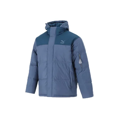 PUMA Пуховик Зимний Мужской Синий