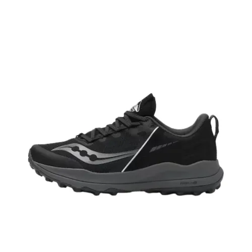 Saucony Xodus Slip-Resistant Abrasion-Resistant Low-Top Casual Running Shoes Unisex Black Сaucony Xodus Противоскользящий устойчивый к истиранию низкий топ повседневная обувь для бега унисекс черный
