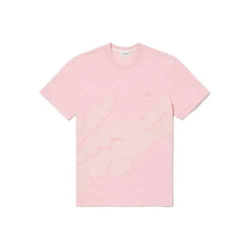 Розовые мужские футболки T от LACOSTE Collaboration