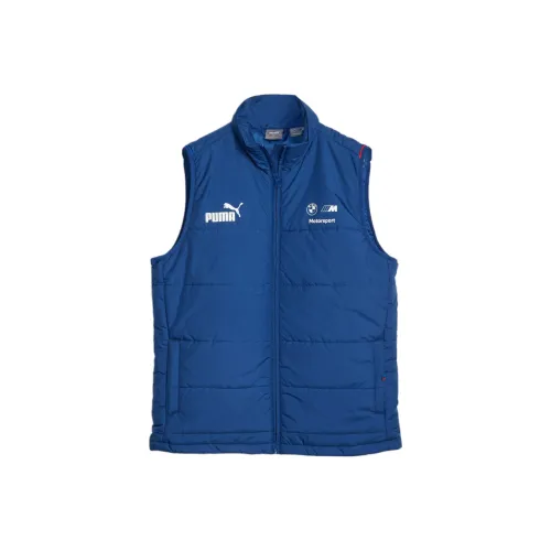 PUMA Вестер SANS Без Рукавов Мателассе MT7 BMW M Motorsport Мужской Жилет Синий