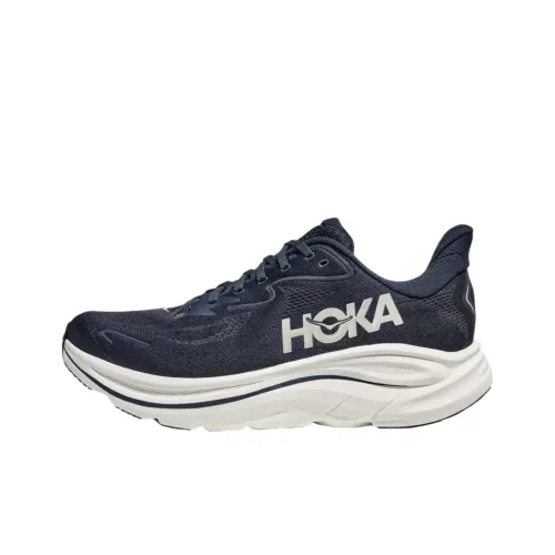 HOKA ONE ONE CLIFTON 10 Низкий Топ Супер Легкий Пена Средняя Подошва Повседневная Обувь для Беговых Дистанций Мужская Синяя