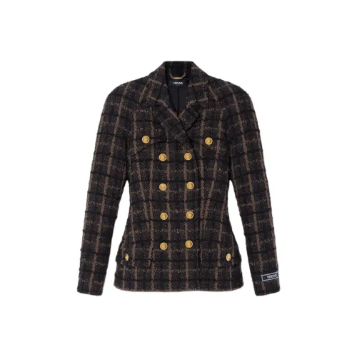 VERSACE Бизнес костюм пальто женские коричневый