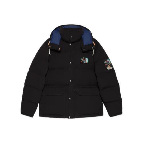 GUCCI X The North Face Пуховик Зимний Унисекс Черный