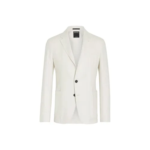 Ermenegildo Zegna Ecru Мужские Деловые Костюмы