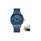 Сетчатая сумка синего цвета