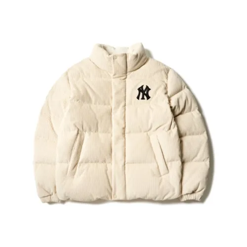 MLB Base Logo New York Yankees Down Jacket Unisex White