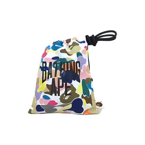 A BATHING APE BAPE совместная брендированная полиэстеровая сумка сумка через плечо унисекс разноцветная