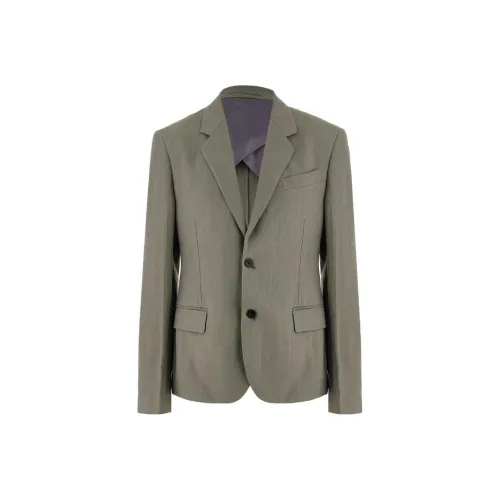 FERRAGAMO Бизнес-костюм Пальто Мужское Серое