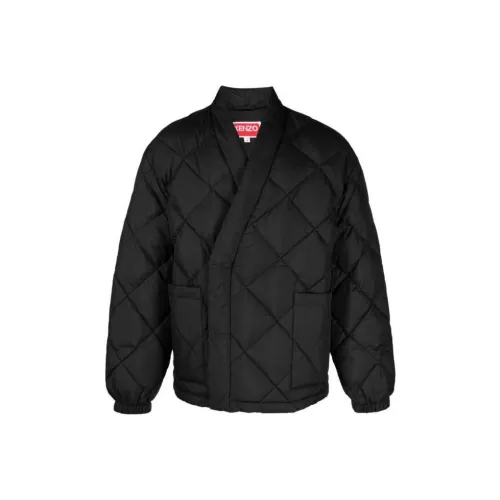 KENZO Мужские черные куртки