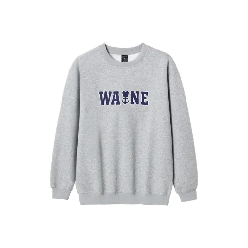 WAYNEXZAVIER Светлый Фотиния Серый Мужские Толстовки