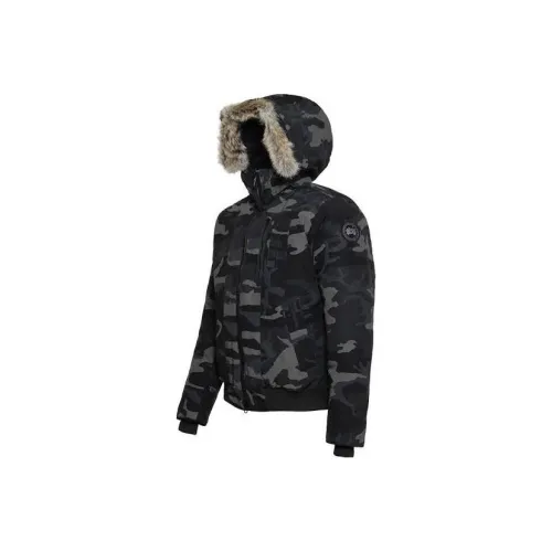 Canada Goose Пуховик Мужской Камуфляж Черный