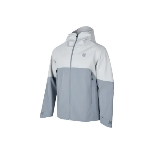 Skechers Водонепроницаемый Ветрозащитный And Водоотталкивающая ветровка унисекс ветерный серый
