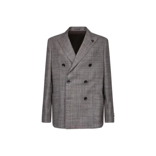 LARDINI Бизнес-костюм мужской коричневый