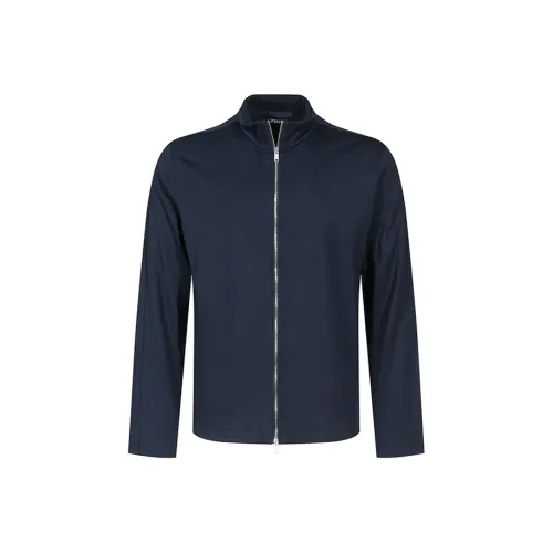 Ermenegildo Zegna Мужские куртки морского синего цвета