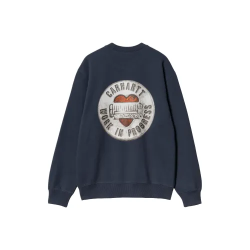 Carhartt WIP Blue Men's Sweatshirts Кархартт WIP Синий Мужской Свитшот