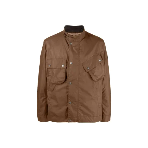 BARBOUR Пшенично-коричневые Мужские Куртки