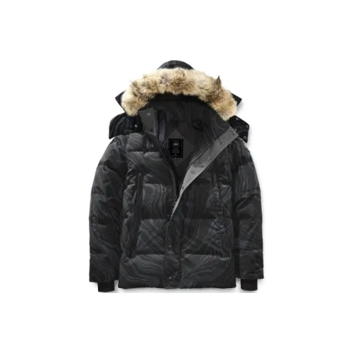 Canada Goose пуховик PARKA пальто мужской темно-серый