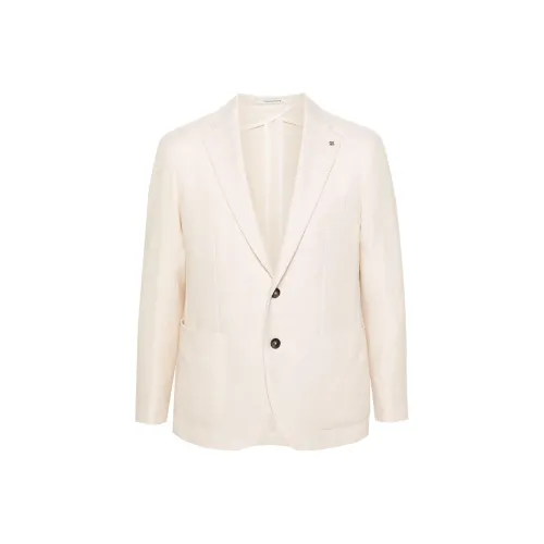 Tagliatore Бизнес-костюм Пальто Мужской Светлый Бежевый