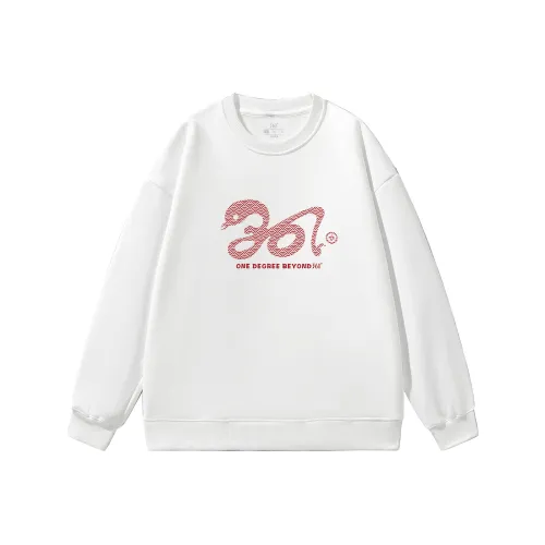 361° Свитшот Унисекс Raw Белый