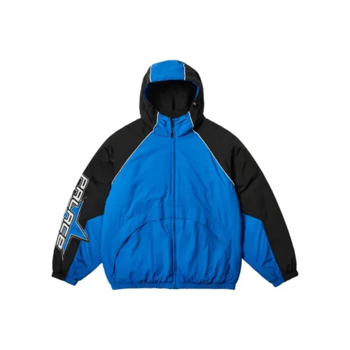 Дворцово-синий, черный, многоцветный унисекс куртки