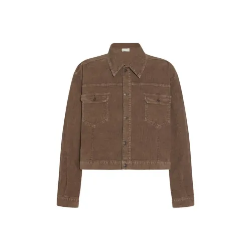 THE ROW Коричневый Мужской Куртки