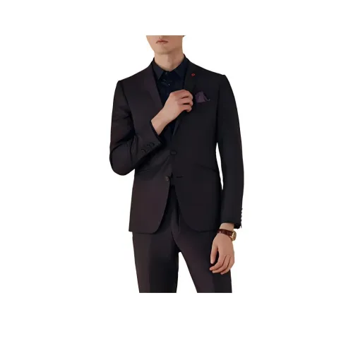 JODOLL Бизнес-костюм мужской темно-красно-фиолетовый