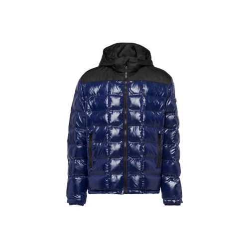 PRADA Синий Мужской Пуховик