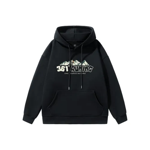 361° Свитшот Унисекс Супер Черный
