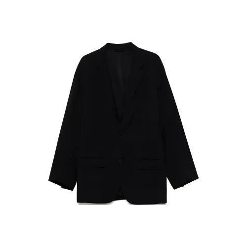 Balenciaga SS24 Бизнес Костюм Пальто Стандартная посадка Унисекс Черный