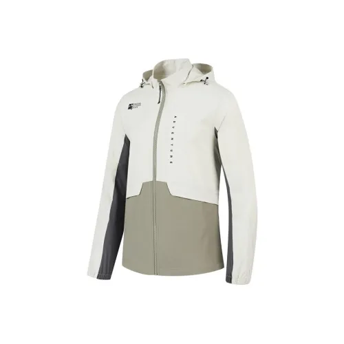 QIAODAN Ветрозащитная ветровка для мужчин лунный туманный сосновый зеленый