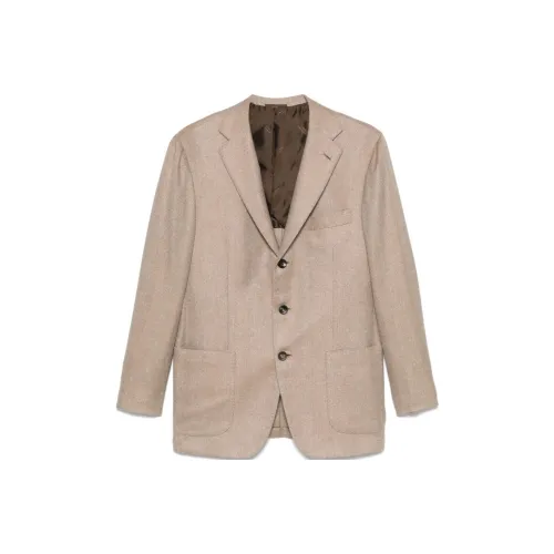 KITON Бизнес-костюм мужской светлый умбра