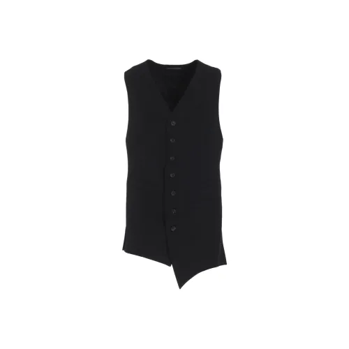 Yohji Yamamoto Pour Homme Мужские жилеты черного цвета