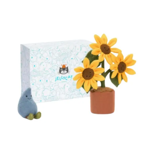 JELLYCAT Fun Items Fun Plants Очаровательный и Сюрреалистичный Коробка Игрушка Орнамент Вазон Букет Куклы Плюшевая Кукла 13см 35см Высота