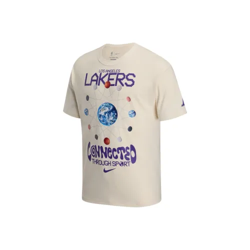 Nike x NBA Los Angeles Lakers Courtside SS25 Рубашка Мужская Однотонная