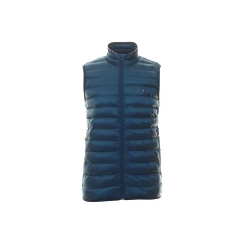 Tommy Hilfiger Blue Men's Gilets Томми Хилфигер Синий Мужской Жилеты