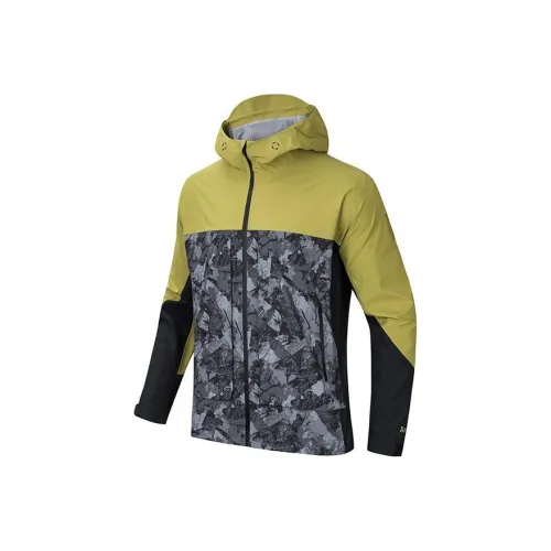 Anta Outdoor Collection Новая крупнозернистая текстура Зеленый С принтом по всей поверхности Мужская ветровка