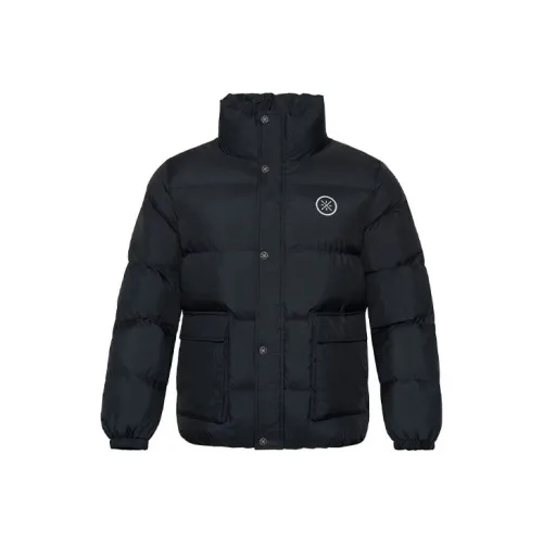 Лайнер Хлопковый пуховик Мужской Черный