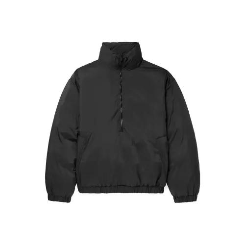 Fear of God ESSENTIALS SS22 Черный железный Мужской пуховик