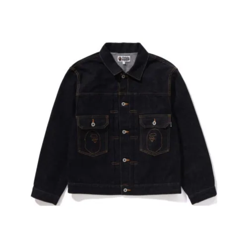 A BATHING APE SS24 Denim Jacket Unisex