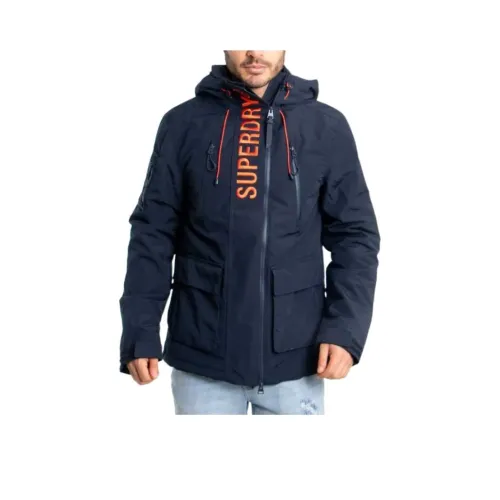 SUPERDRY Куртки и Пальто Мужской Синий